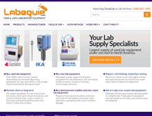 Tablet Screenshot of labequip.com